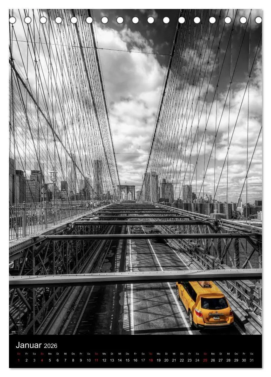 Bild: 9783516438857 | New York Colorkey (Tischkalender 2026 DIN A5 hoch), CALVENDO...