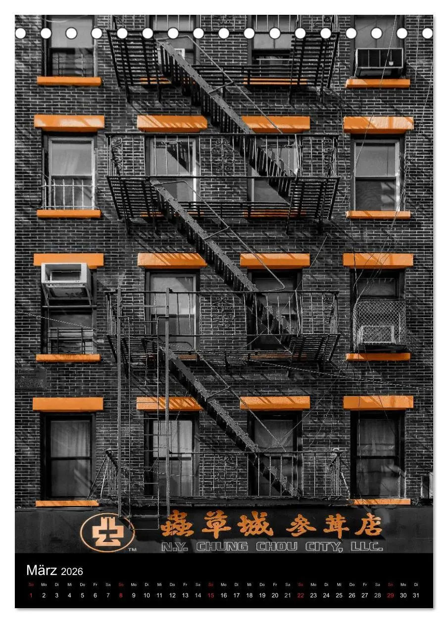 Bild: 9783516438857 | New York Colorkey (Tischkalender 2026 DIN A5 hoch), CALVENDO...