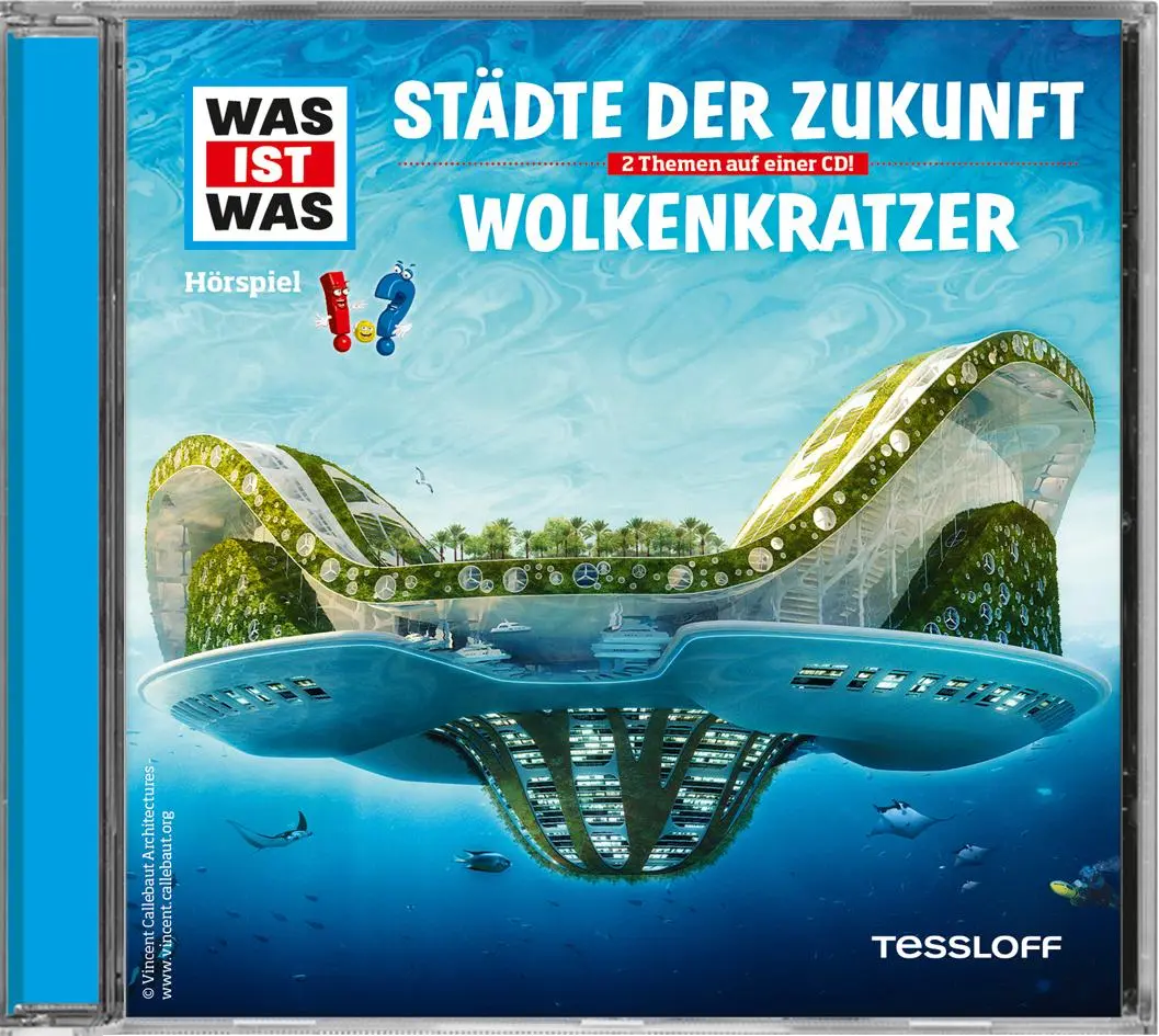 Cover: 9783788628857 | WAS IST WAS Hörspiel: Städte der Zukunft / Wolkenkratzer, Audio-CD