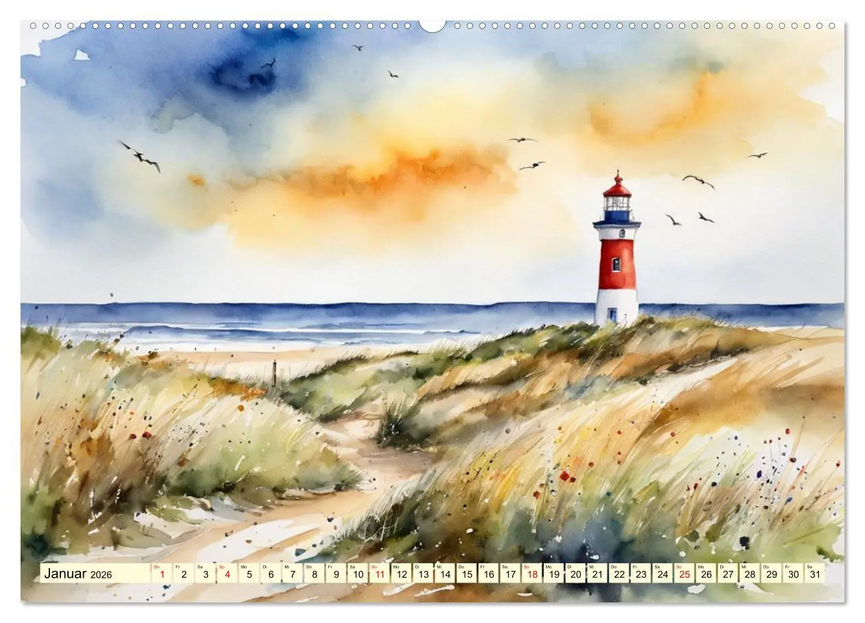 Bild: 9783457408957 | Norddeutsches Wattenmeer (hochwertiger Premium Wandkalender 2026...