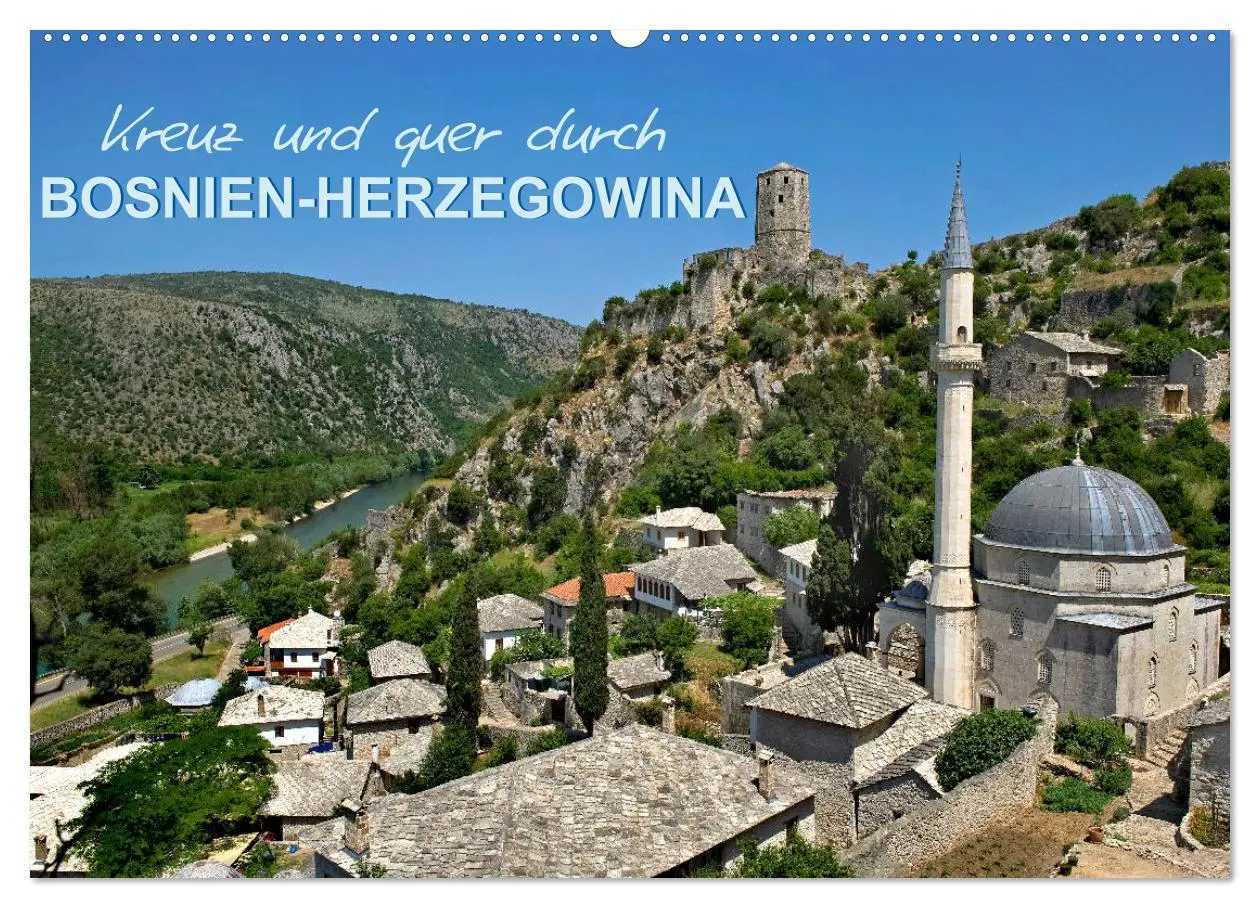 Cover: 9783457888957 | Kreuz und quer durch Bosnien-Herzegowina (Wandkalender 2026 DIN A2...