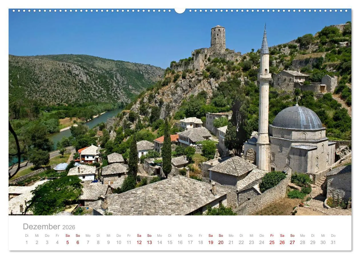 Bild: 9783457888957 | Kreuz und quer durch Bosnien-Herzegowina (Wandkalender 2026 DIN A2...