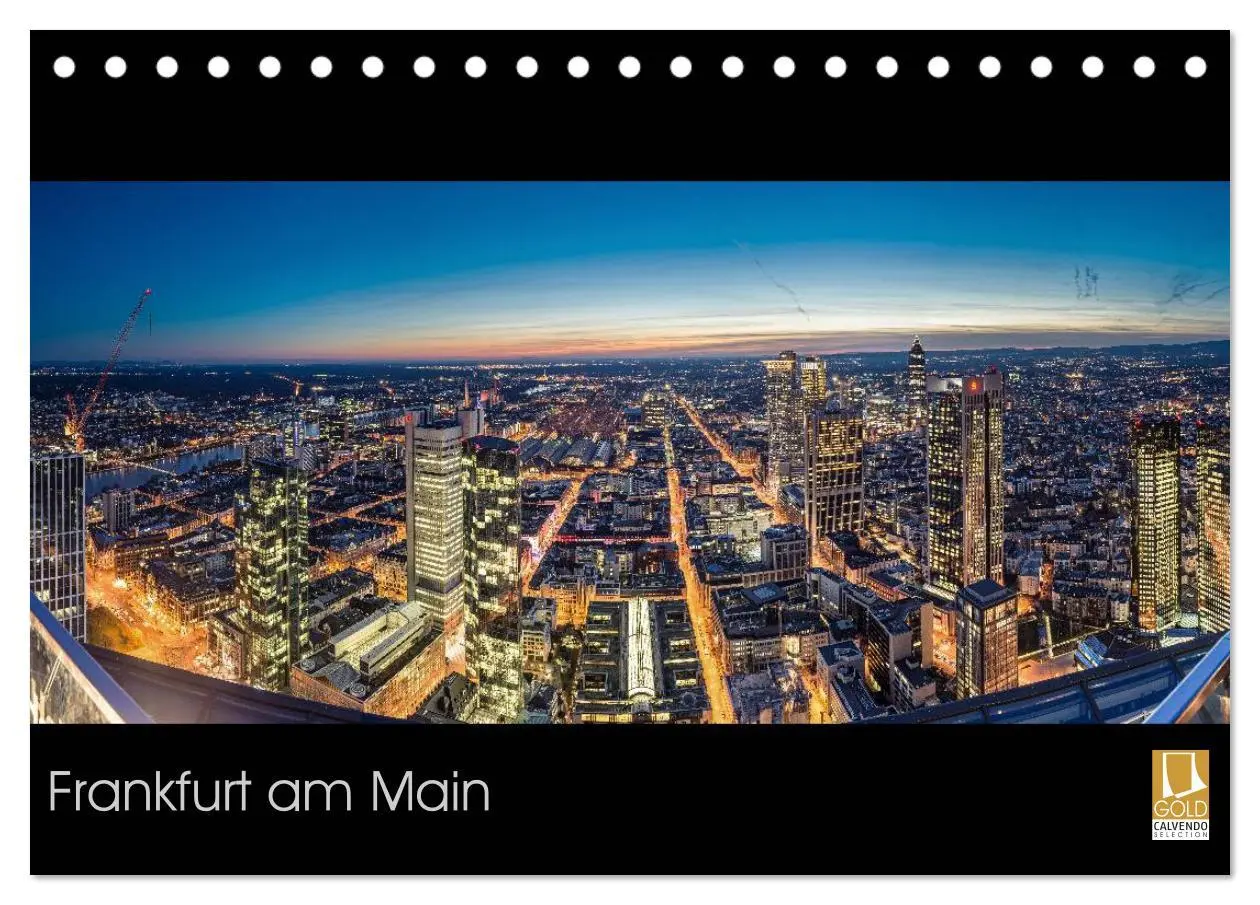 Cover: 9783516118957 | Frankfurt am Main (Tischkalender 2026 DIN A5 quer), CALVENDO...