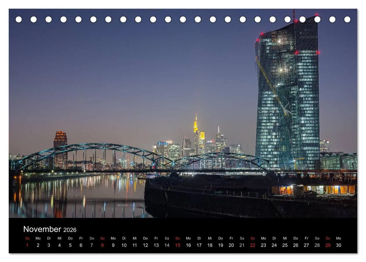 Bild: 9783516118957 | Frankfurt am Main (Tischkalender 2026 DIN A5 quer), CALVENDO...