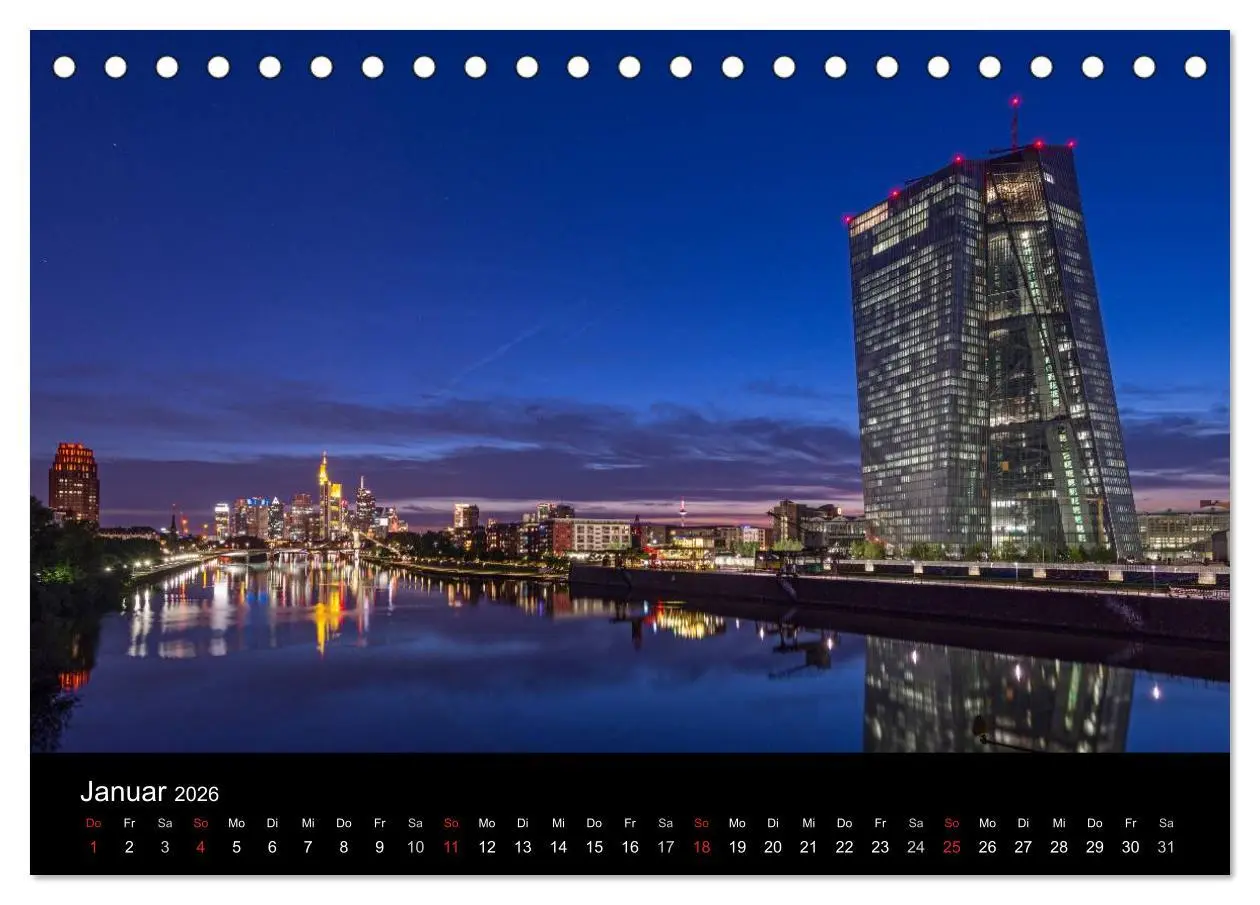 Bild: 9783516118957 | Frankfurt am Main (Tischkalender 2026 DIN A5 quer), CALVENDO...