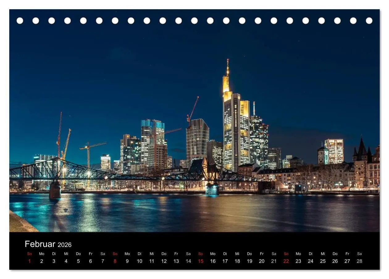 Bild: 9783516118957 | Frankfurt am Main (Tischkalender 2026 DIN A5 quer), CALVENDO...