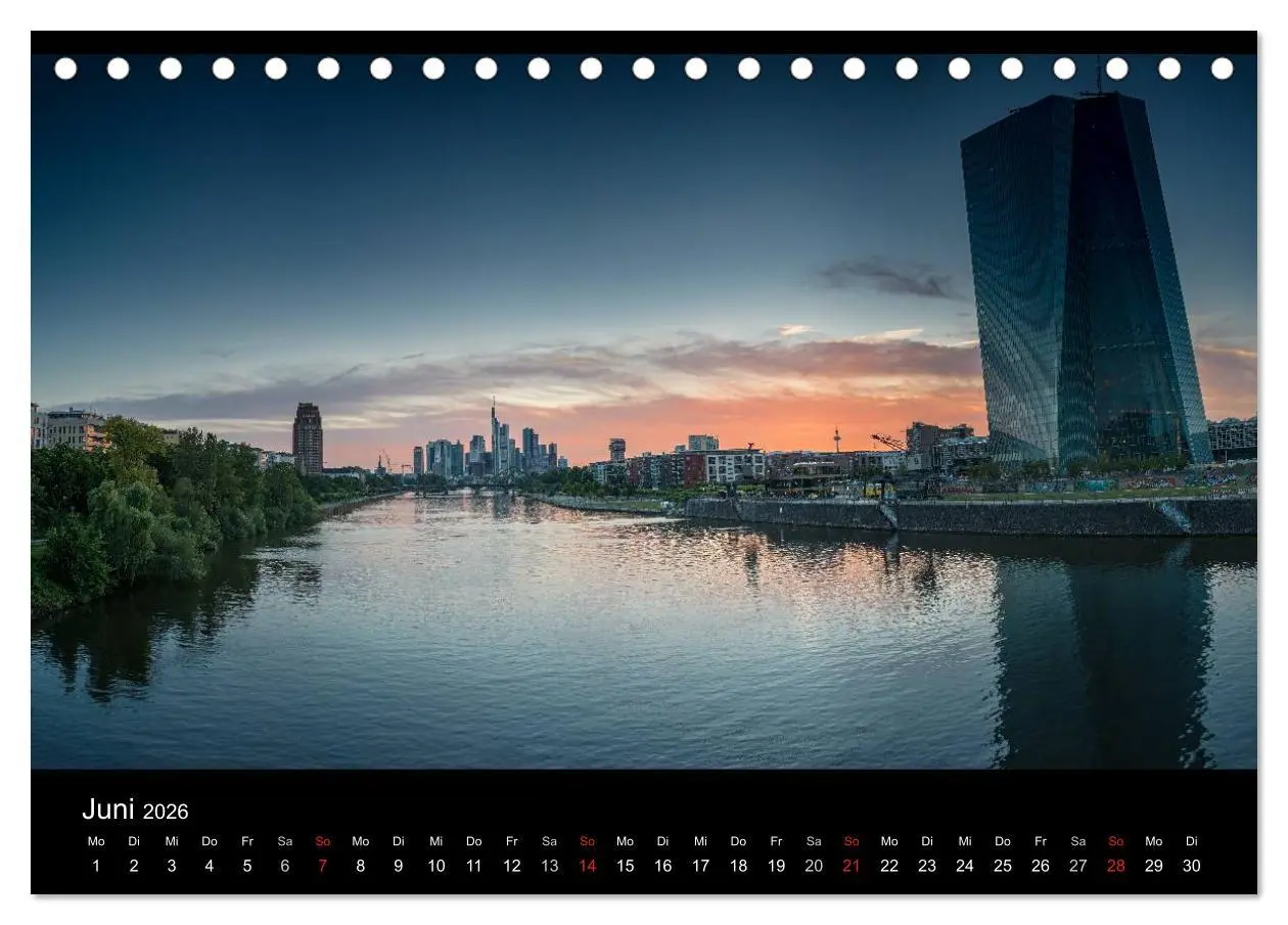 Bild: 9783516118957 | Frankfurt am Main (Tischkalender 2026 DIN A5 quer), CALVENDO...