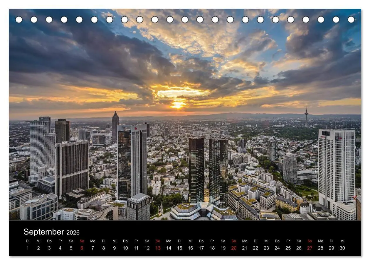 Bild: 9783516118957 | Frankfurt am Main (Tischkalender 2026 DIN A5 quer), CALVENDO...