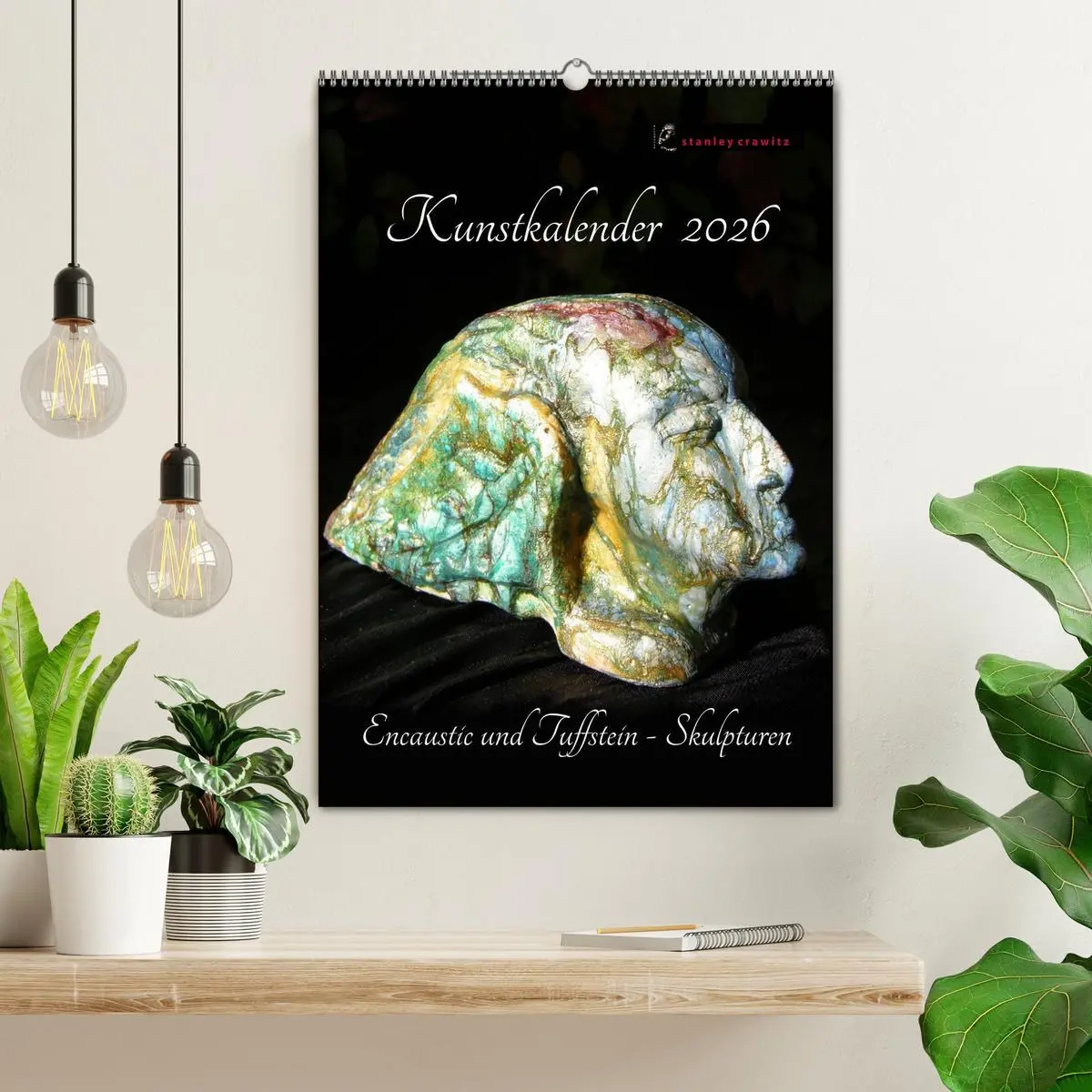Bild: 9783516428957 | Kunstkalender 2026 - Encaustic und Tuffstein - Skulpturen...