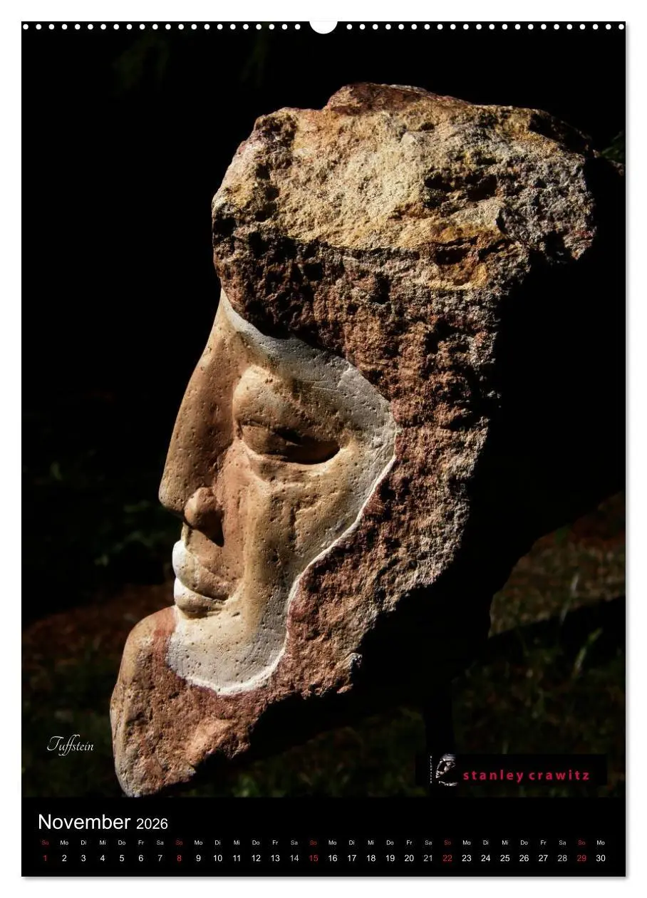 Bild: 9783516428957 | Kunstkalender 2026 - Encaustic und Tuffstein - Skulpturen...