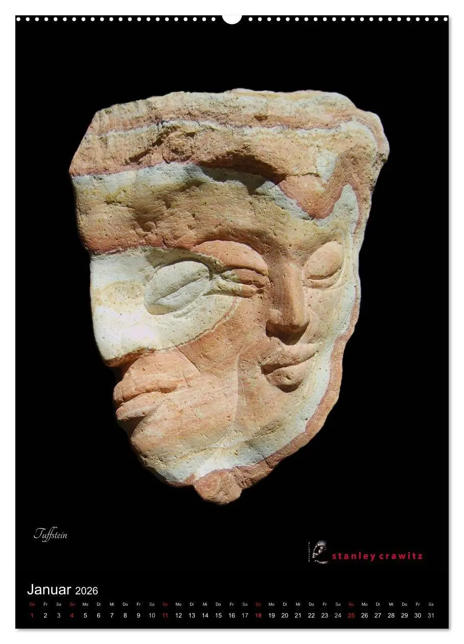Bild: 9783516428957 | Kunstkalender 2026 - Encaustic und Tuffstein - Skulpturen...