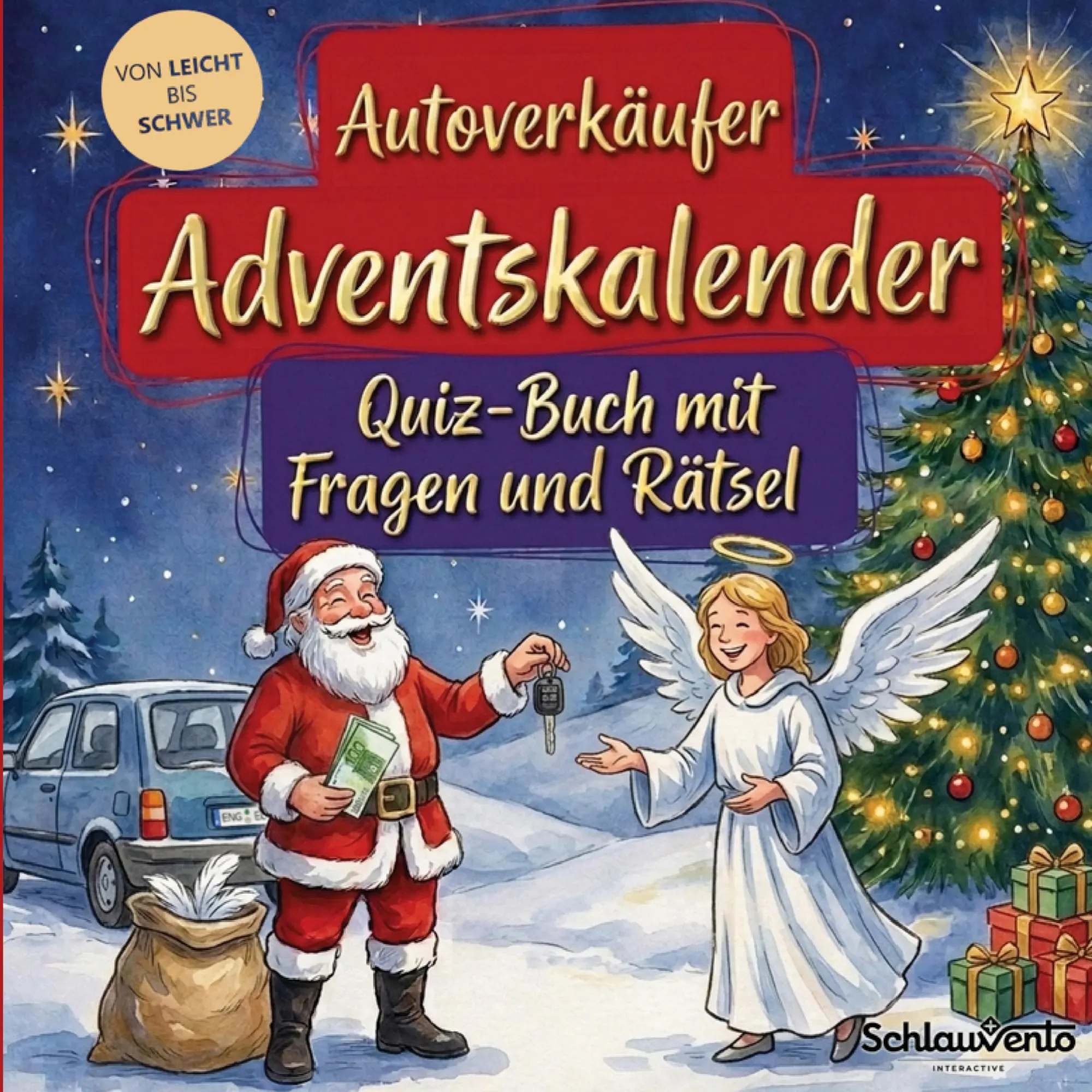 Cover: 9783693198957 | Autoverkäufer-Adventskalender: Quiz-Buch mit Fragen und Rätsel | Buch