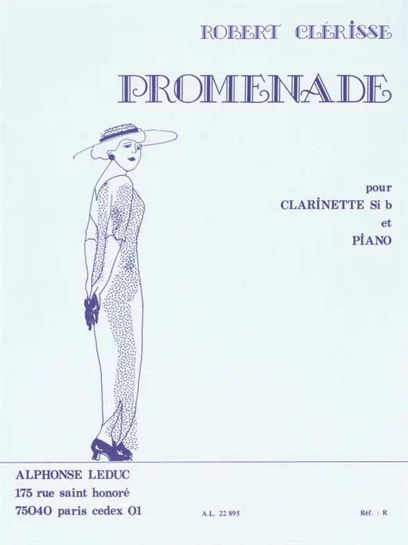 Cover: 9790046228957 | Promenade | Robert Clerisse | Partitur | Alphonse Leduc