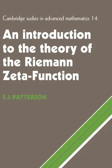 Cover: 9780521499057 | Intro Theo Riemann Zeta Function | Stephen J. Patterson | Taschenbuch Cover: 9780521499057 | Intro Theo Riemann Zeta Function | Stephen J. Patterson | Taschenbuch