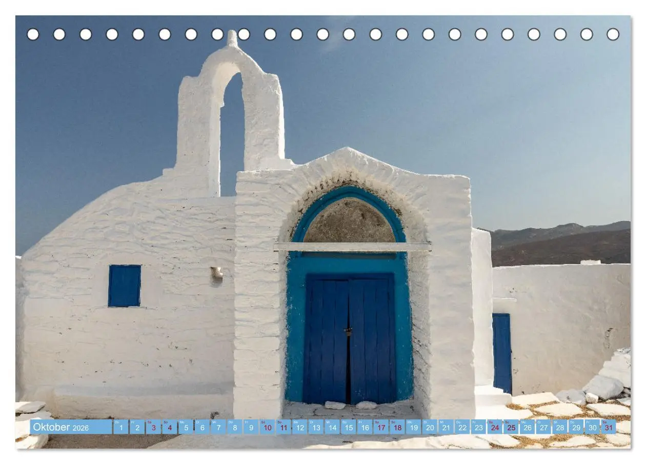 Bild: 9783457609057 | Amorgos - Kykladenimpressionen (Tischkalender 2026 DIN A5 quer),...
