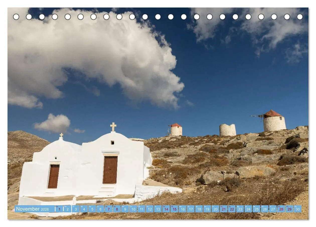 Bild: 9783457609057 | Amorgos - Kykladenimpressionen (Tischkalender 2026 DIN A5 quer),...