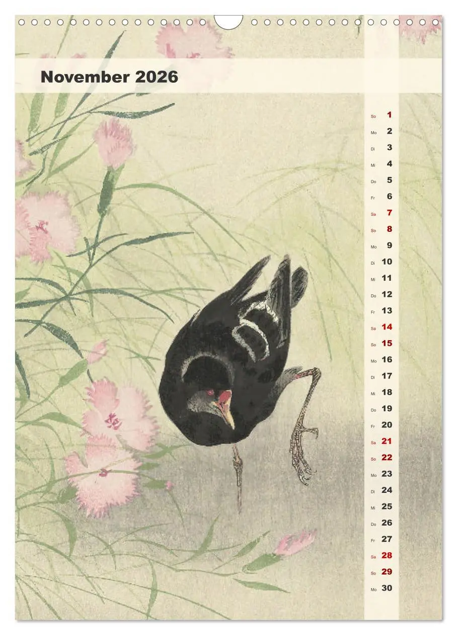Bild: 9783516249057 | Ohara Koson - Gefiederte Schönheiten (Wandkalender 2026 DIN A3...