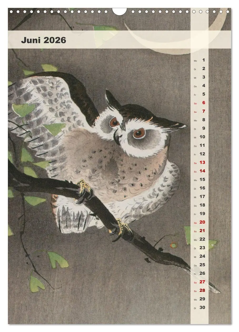 Bild: 9783516249057 | Ohara Koson - Gefiederte Schönheiten (Wandkalender 2026 DIN A3...