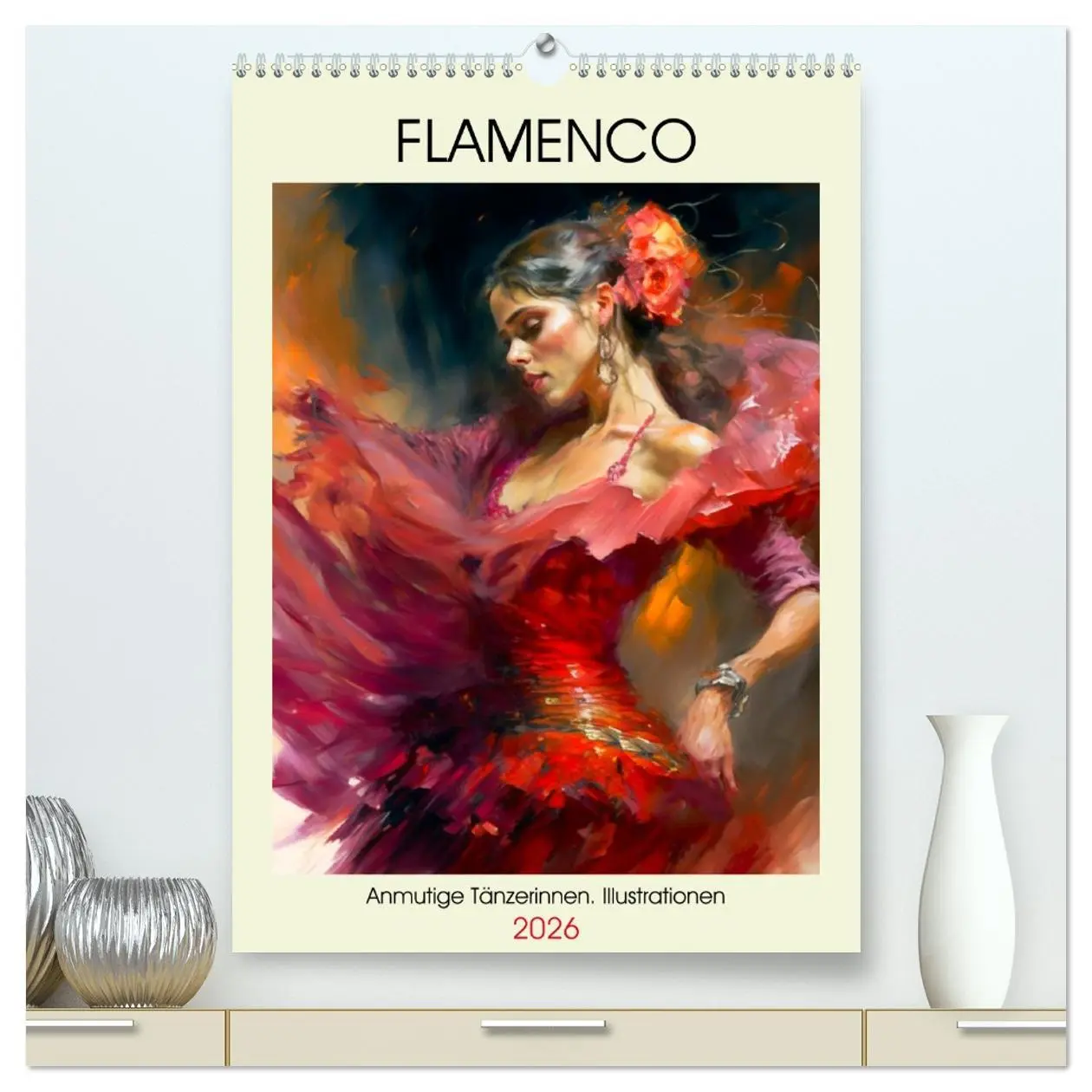 Cover: 9783516319057 | Flamenco. Anmutige Tänzerinnen. Illustrationen (hochwertiger...
