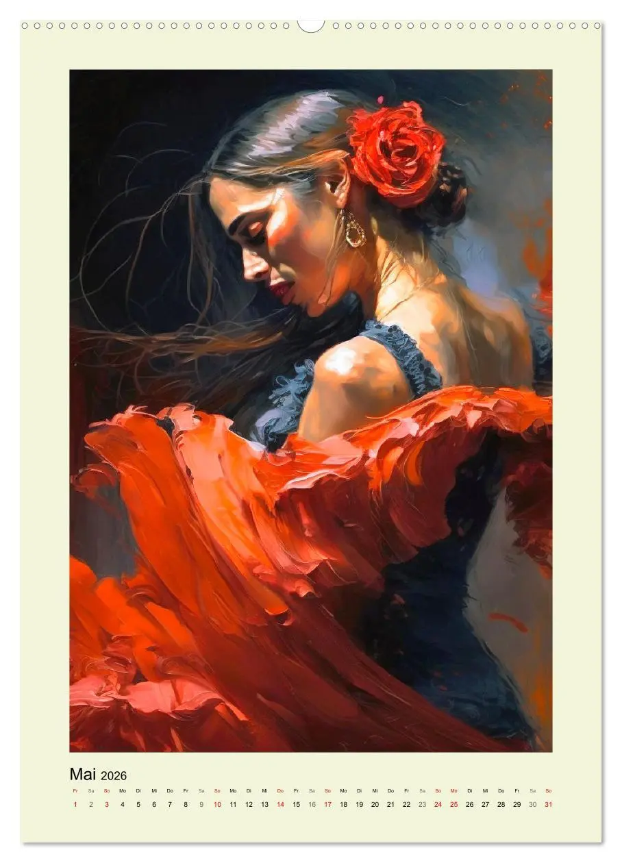 Bild: 9783516319057 | Flamenco. Anmutige Tänzerinnen. Illustrationen (hochwertiger...