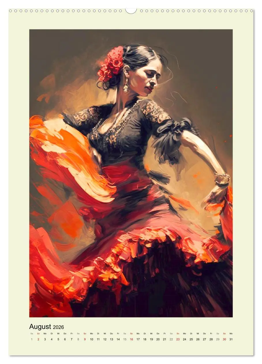 Bild: 9783516319057 | Flamenco. Anmutige Tänzerinnen. Illustrationen (hochwertiger...
