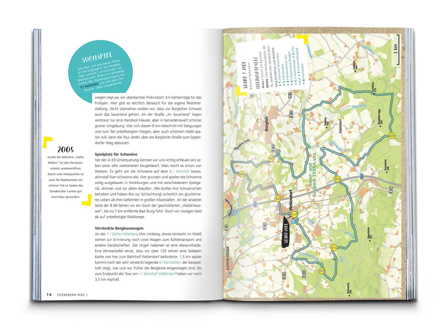 Bild: 9783991219057 | KOMPASS Radvergnügen Osnabrücker Land | Wüppen Heinz (u. a.) | Buch