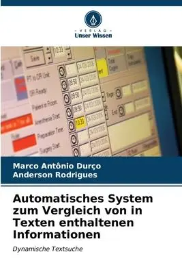 Cover: 9786206529057 | Automatisches System zum Vergleich von in Texten enthaltenen...