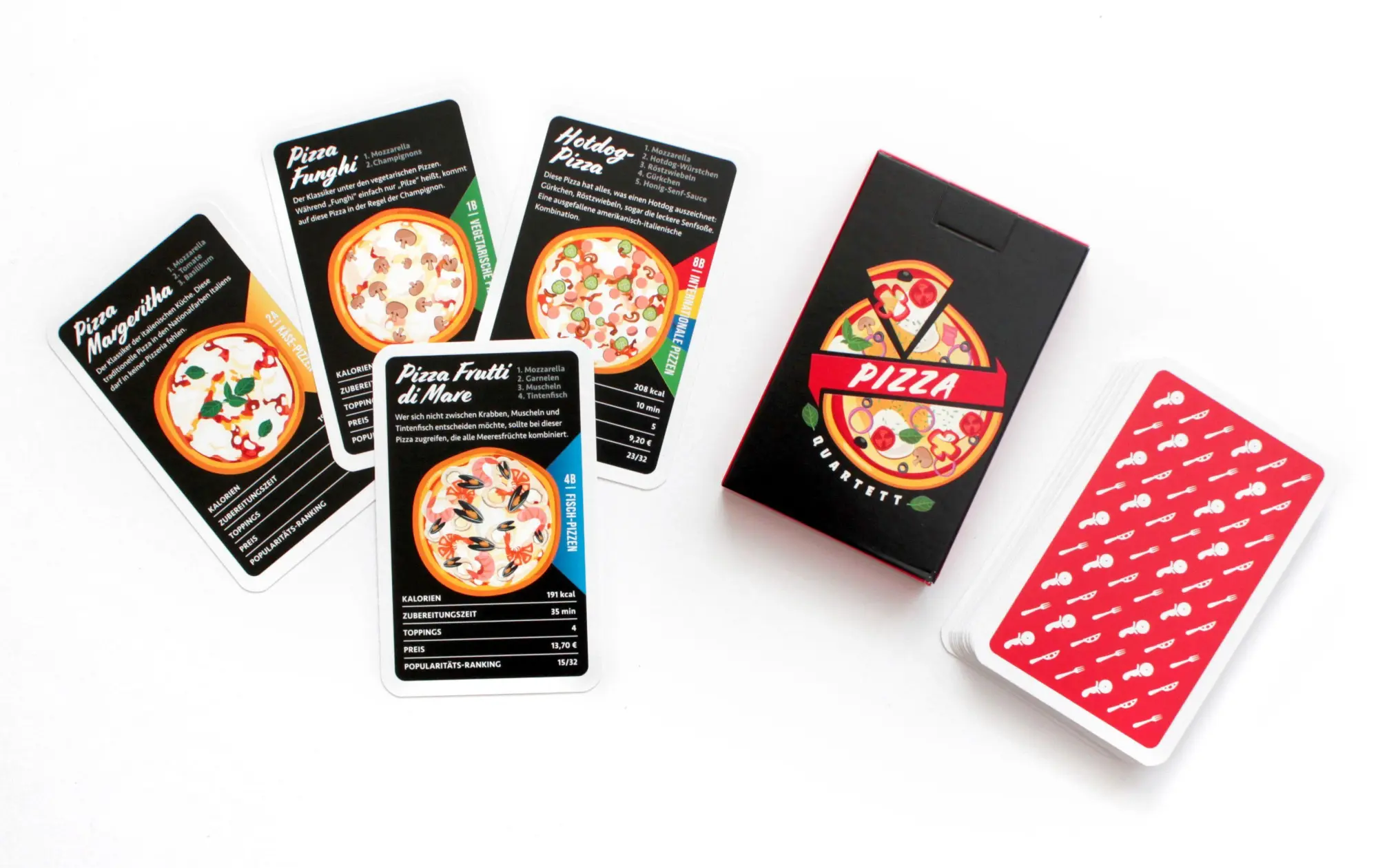 Bild: 769503159157 | Pizza Quartett | Stefan Spiegel | Deutsch | 2021 | Marmota Maps GmbH