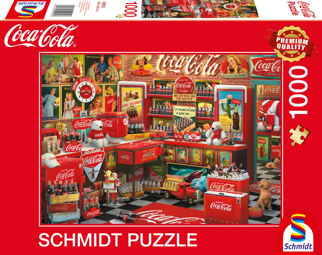 Cover: 4001504599157 | Coca Cola Motiv 3 (Puzzle) | Spiel | In Spielebox | 59915 | 2022