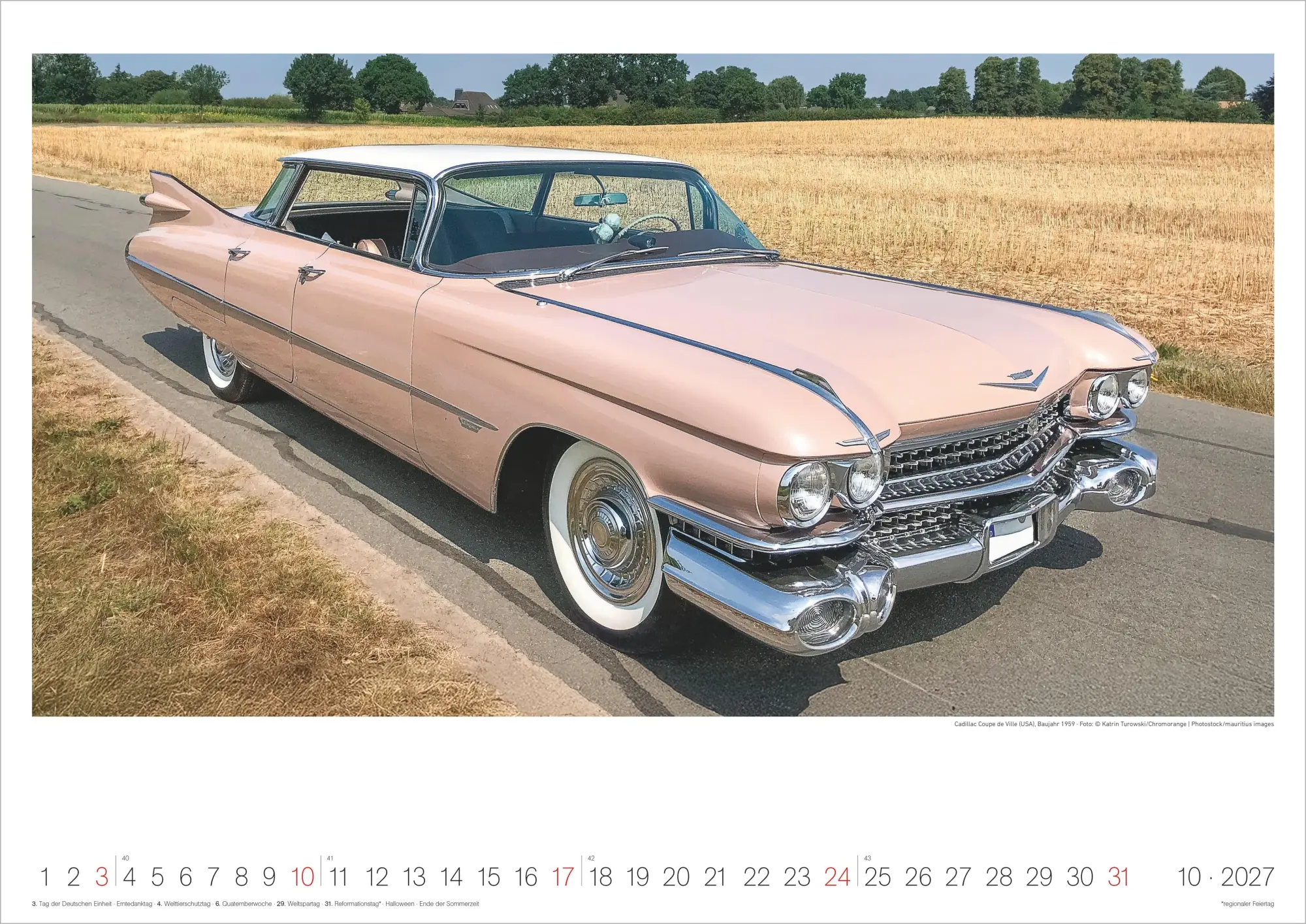 Bild: 4069095019157 | Legendäre Klassiker - Ikonen auf Rädern 2027 | Kalender | 14 S. | 2027