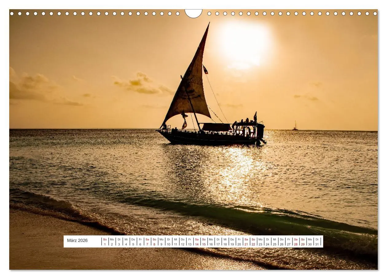 Bild: 9783457529157 | Sansibar - Sonne, Sand, Meer (Wandkalender 2026 DIN A3 quer),...