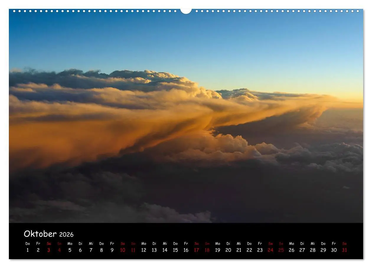 Bild: 9783457909157 | Wolkenwelten (Wandkalender 2026 DIN A2 quer), CALVENDO Monatskalender