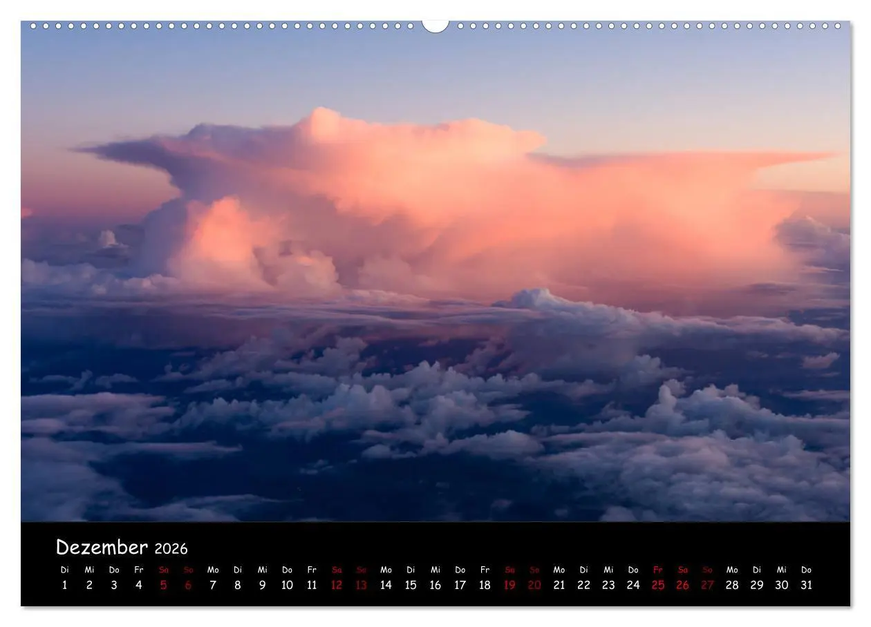 Bild: 9783457909157 | Wolkenwelten (Wandkalender 2026 DIN A2 quer), CALVENDO Monatskalender