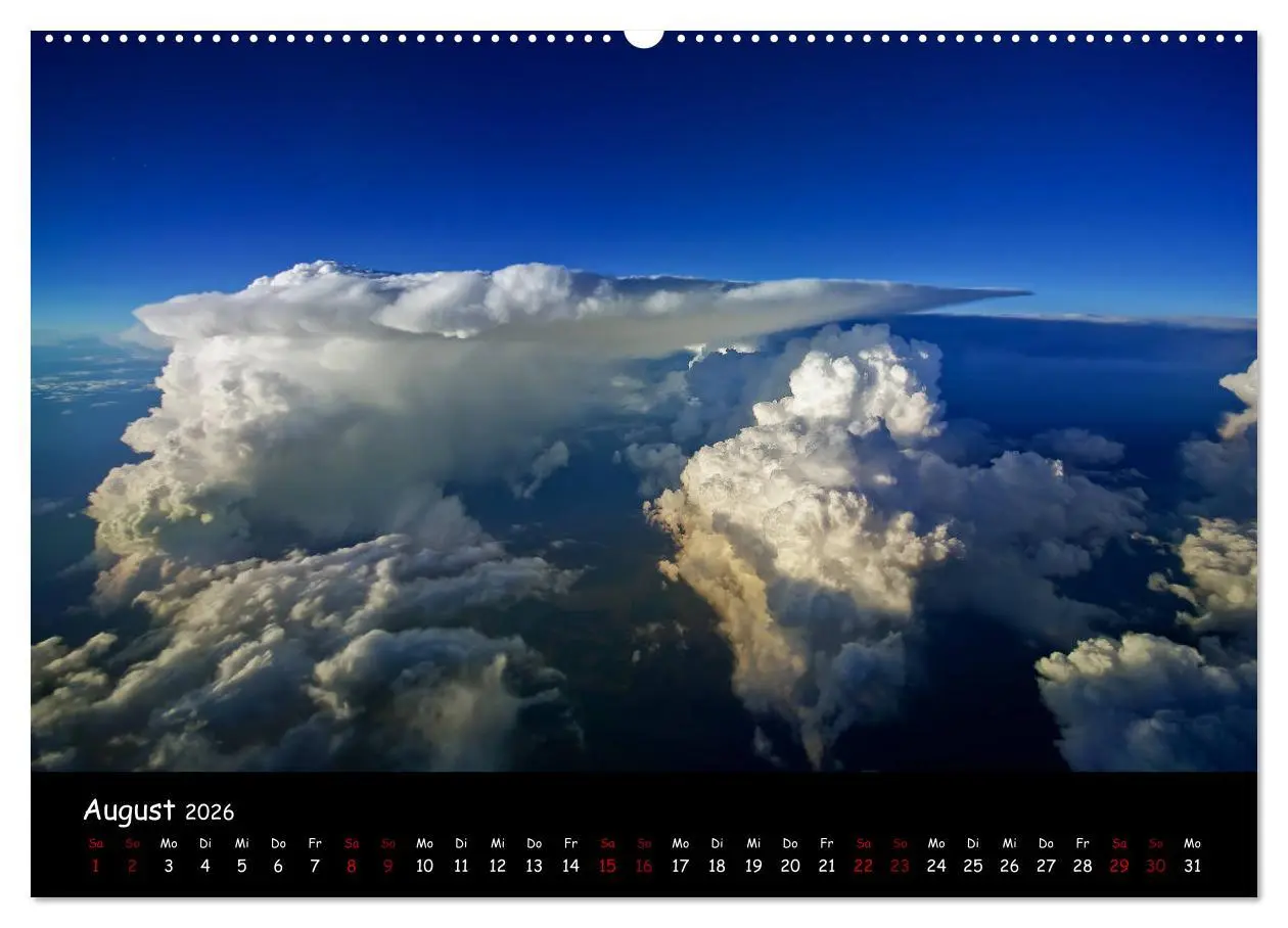 Bild: 9783457909157 | Wolkenwelten (Wandkalender 2026 DIN A2 quer), CALVENDO Monatskalender