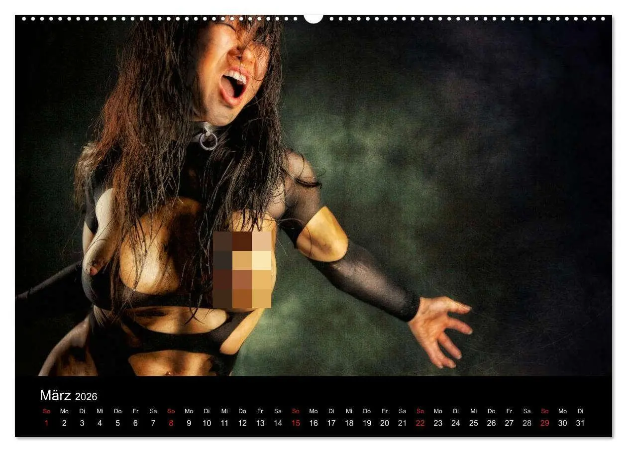 Bild: 9783516099157 | DIRTY GIRLS Frauen in Wasser und Öl (Wandkalender 2026 DIN A2...