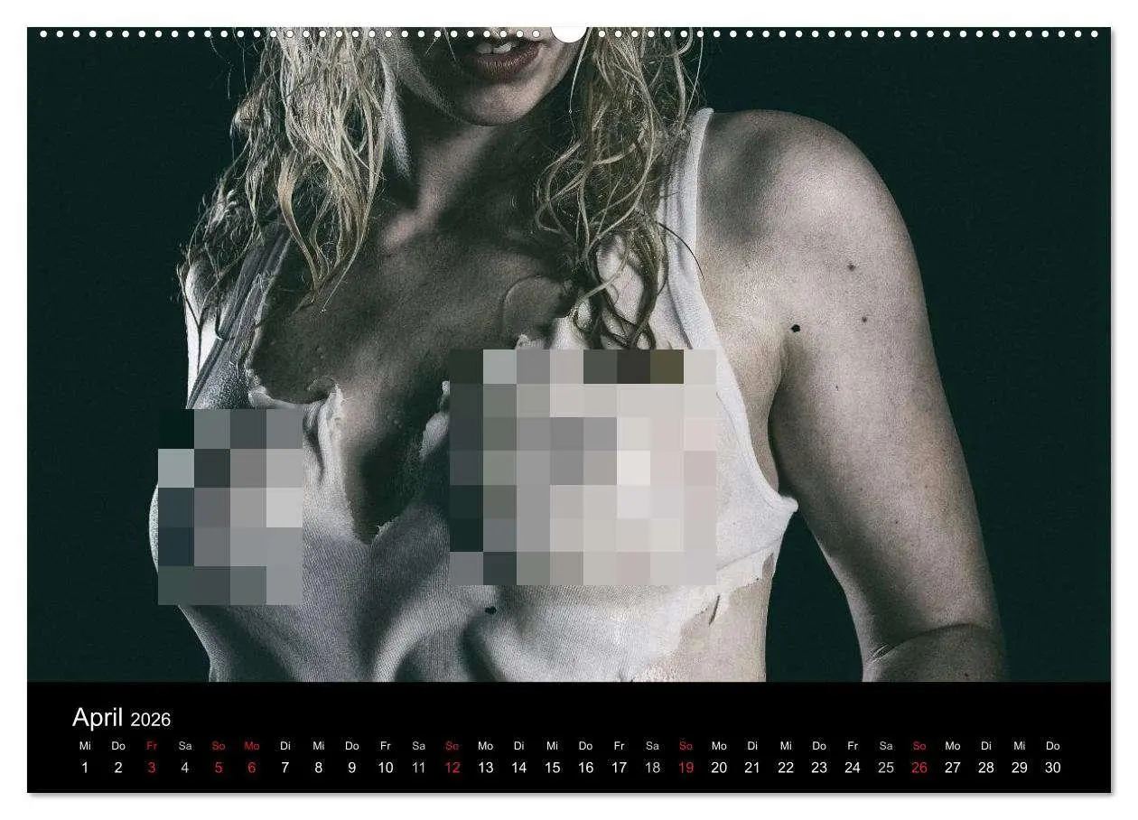 Bild: 9783516099157 | DIRTY GIRLS Frauen in Wasser und Öl (Wandkalender 2026 DIN A2...