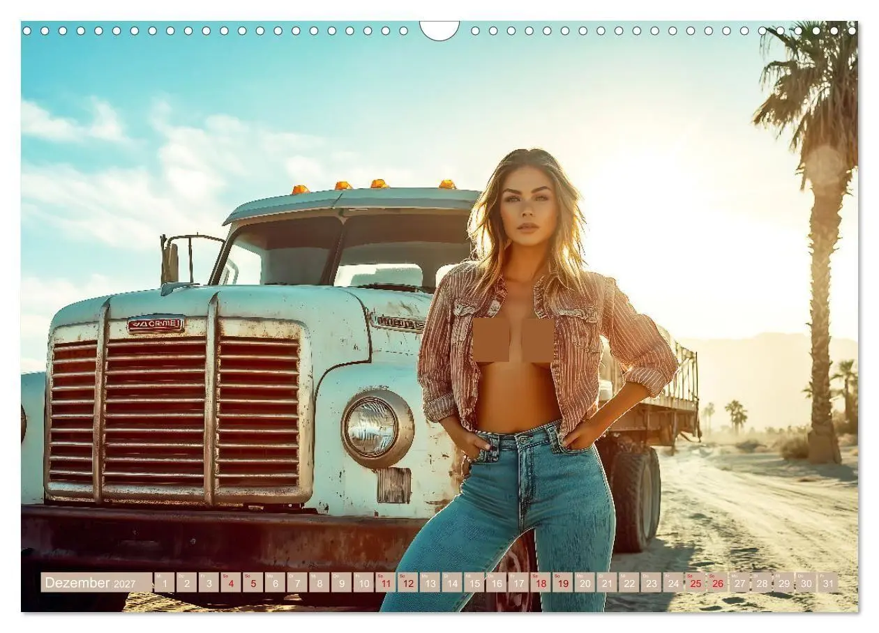 Bild: 9783569019157 | Sexy Trucker Girls (Wandkalender 2027 DIN A3 quer), CALVENDO...