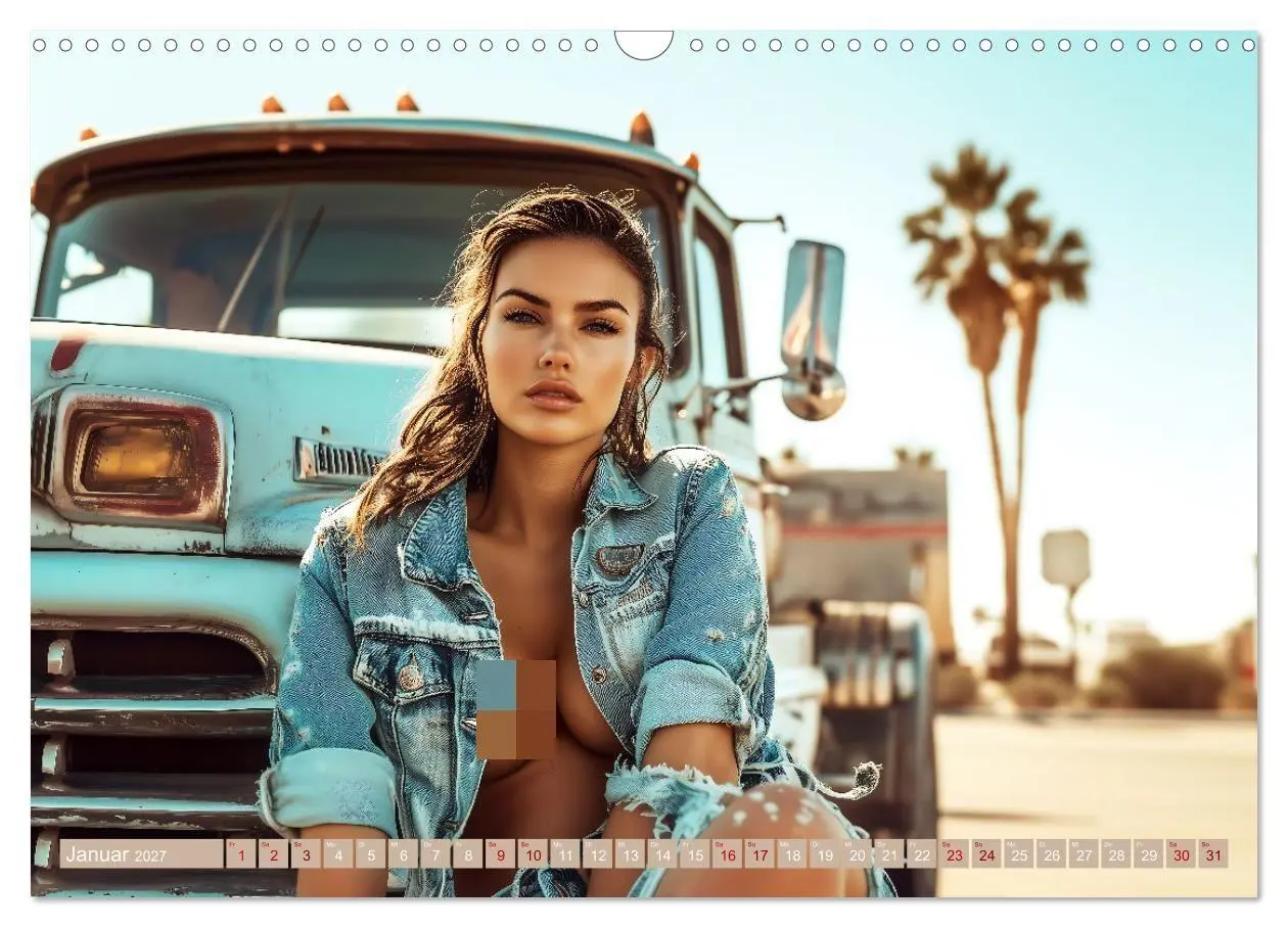 Bild: 9783569019157 | Sexy Trucker Girls (Wandkalender 2027 DIN A3 quer), CALVENDO...