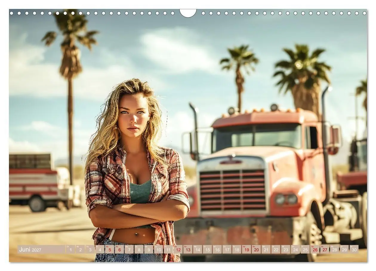Bild: 9783569019157 | Sexy Trucker Girls (Wandkalender 2027 DIN A3 quer), CALVENDO...