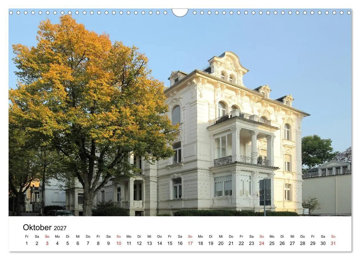 Bild: 9783569569157 | Wiesbaden - Stadt der Villen (Wandkalender 2027 DIN A3 quer),...