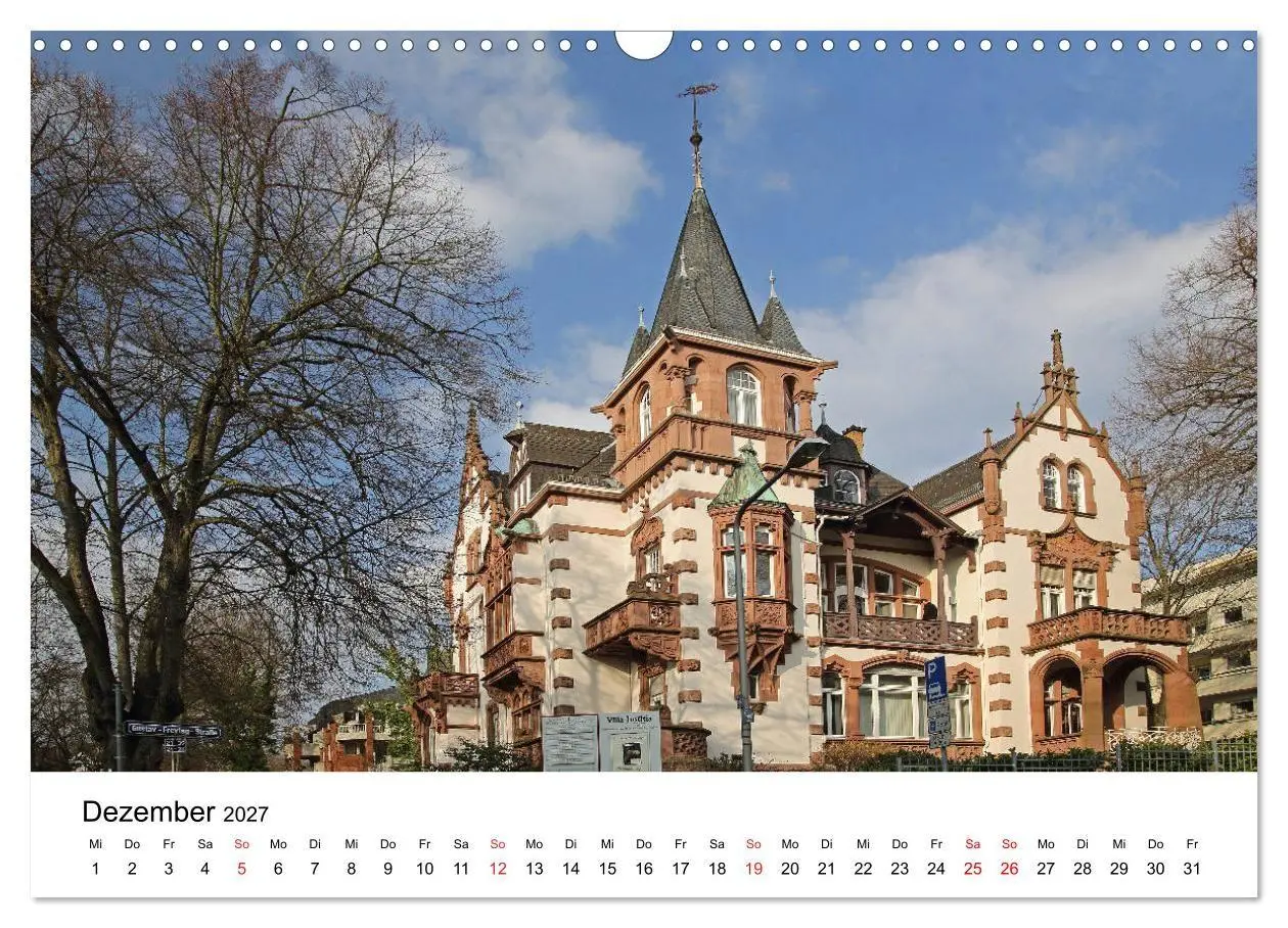 Bild: 9783569569157 | Wiesbaden - Stadt der Villen (Wandkalender 2027 DIN A3 quer),...
