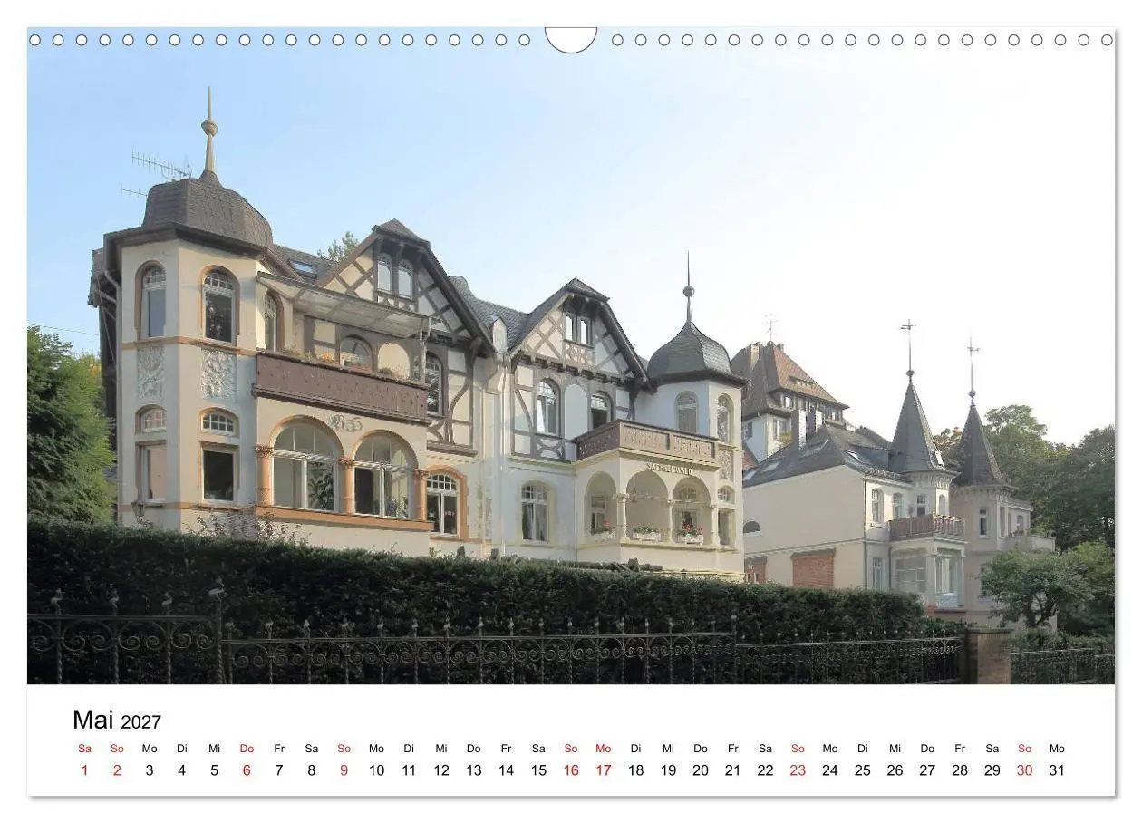 Bild: 9783569569157 | Wiesbaden - Stadt der Villen (Wandkalender 2027 DIN A3 quer),...