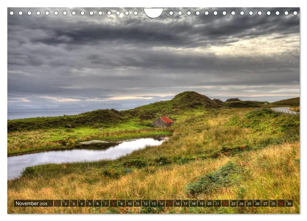 Bild: 9783516159257 | Schottland (Wandkalender 2026 DIN A4 quer), CALVENDO Monatskalender