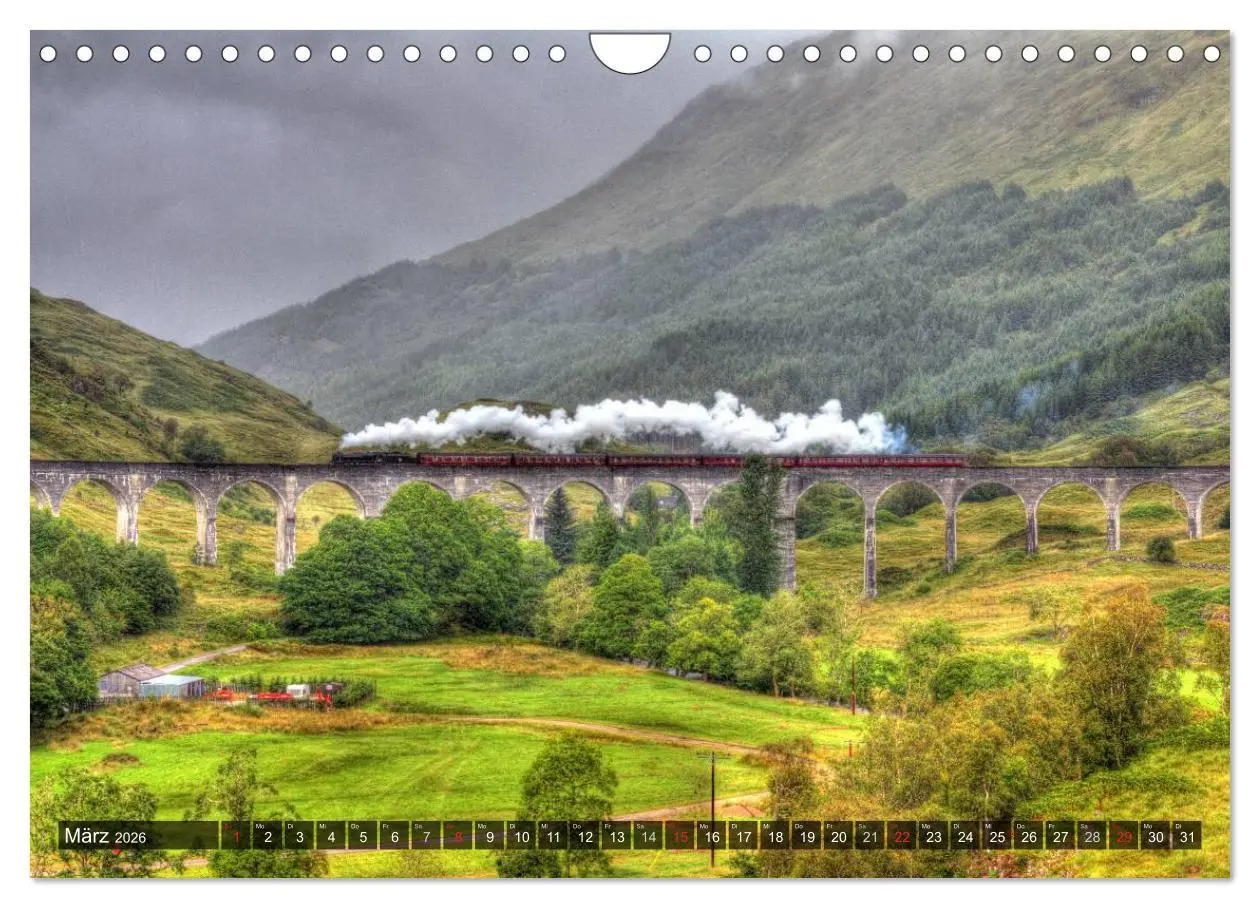 Bild: 9783516159257 | Schottland (Wandkalender 2026 DIN A4 quer), CALVENDO Monatskalender