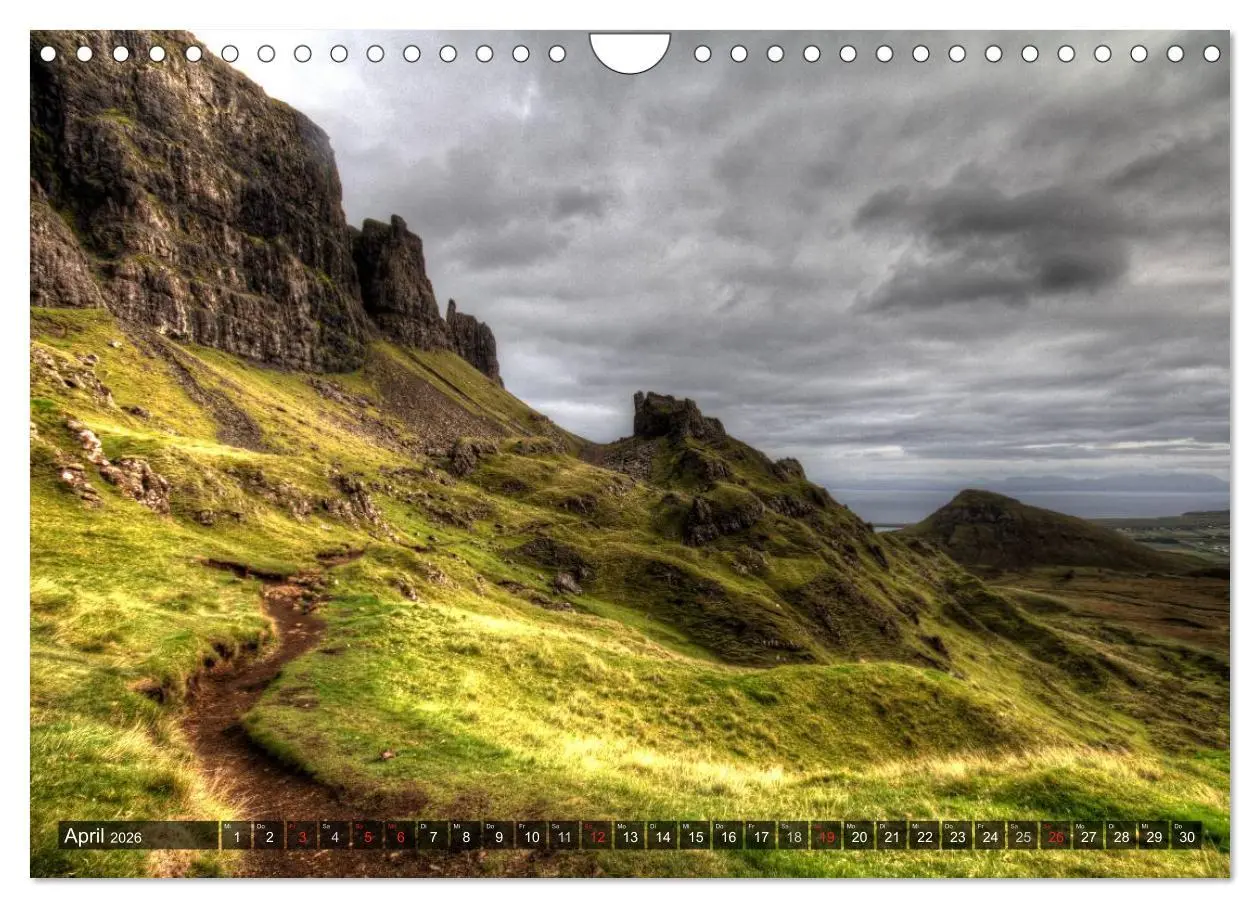 Bild: 9783516159257 | Schottland (Wandkalender 2026 DIN A4 quer), CALVENDO Monatskalender