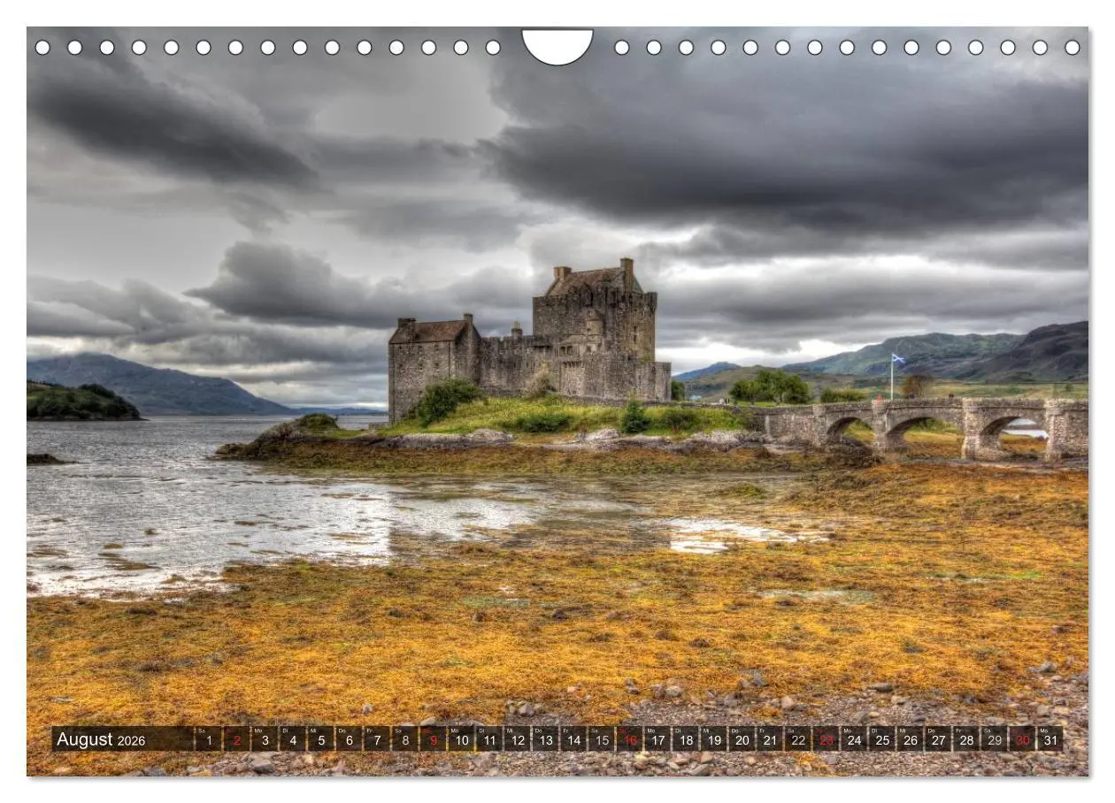 Bild: 9783516159257 | Schottland (Wandkalender 2026 DIN A4 quer), CALVENDO Monatskalender