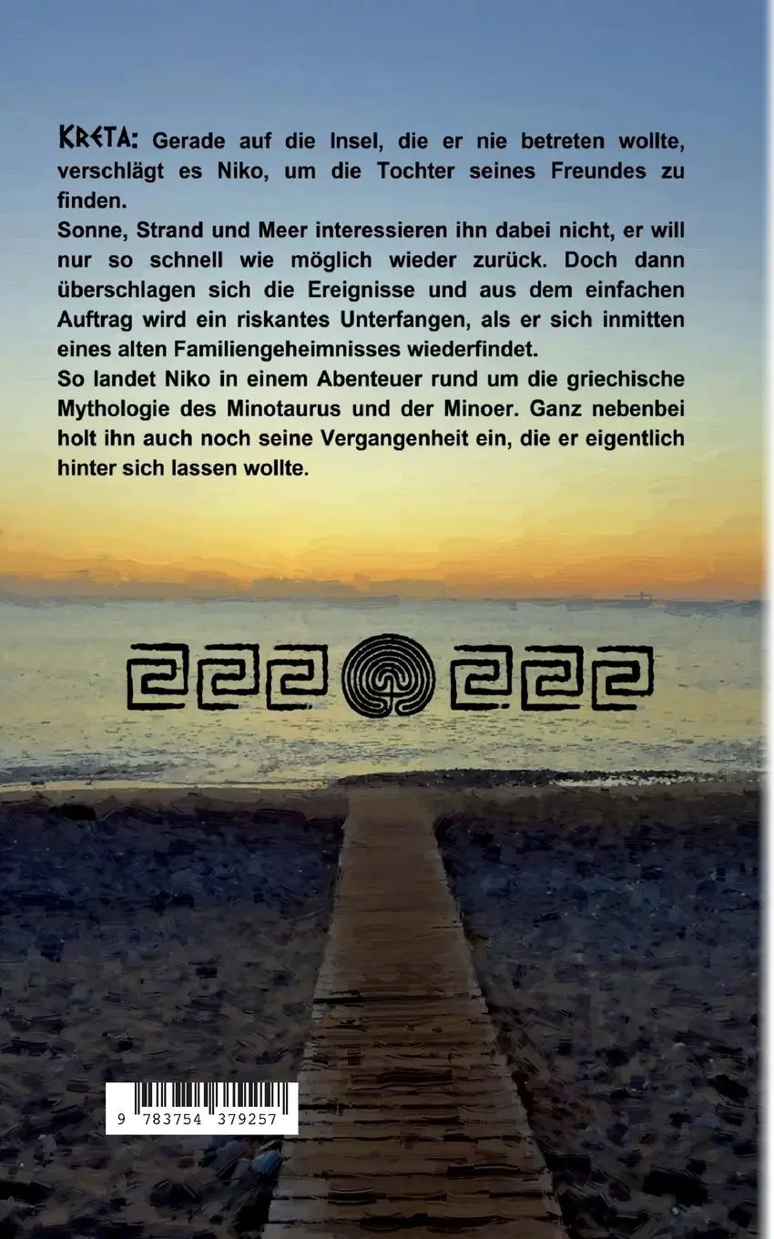 Rückseite: 9783754379257 | Unter den Augen des Minotaurus | Joachim Koller | Taschenbuch | 276 S.