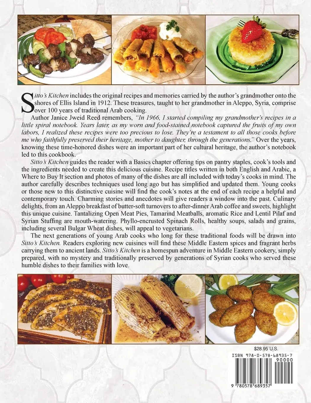 Rückseite: 9780578689357 | Sitto's Kitchen | Janice Jweid Reed | Taschenbuch | Englisch | 2020