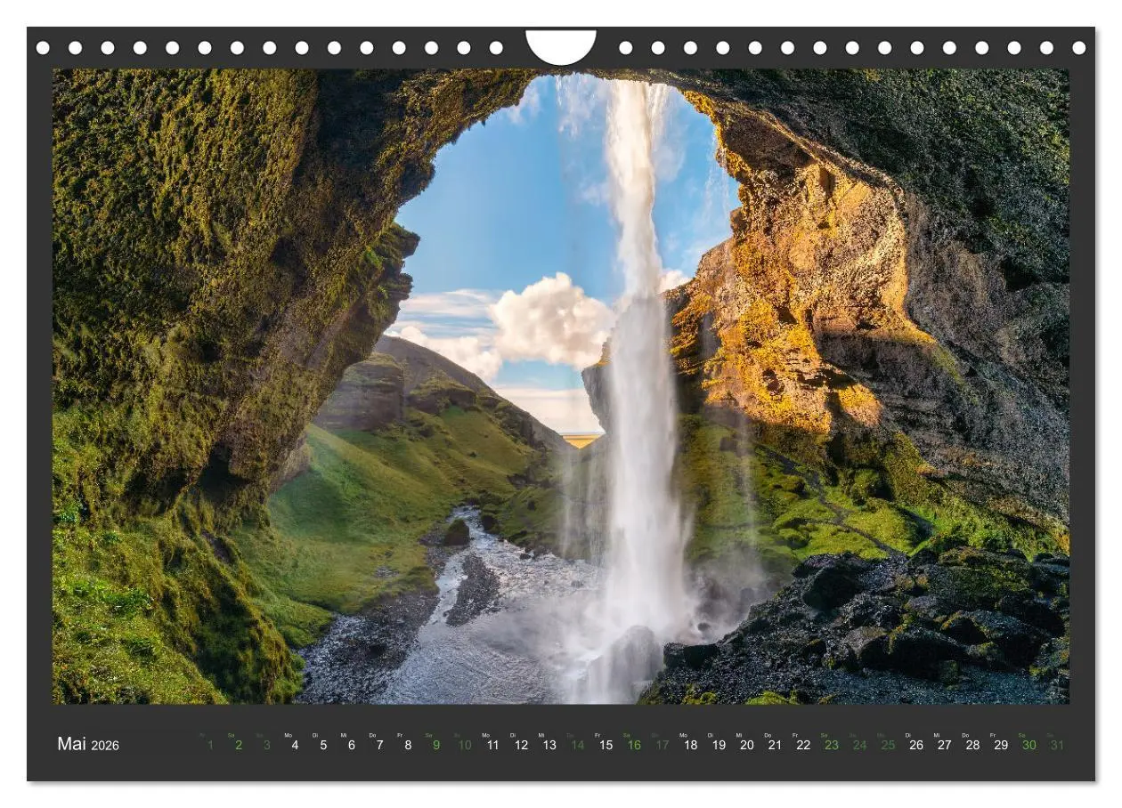 Bild: 9783457679357 | Island - Die schönsten Wasserfälle (Wandkalender 2026 DIN A4 quer),...