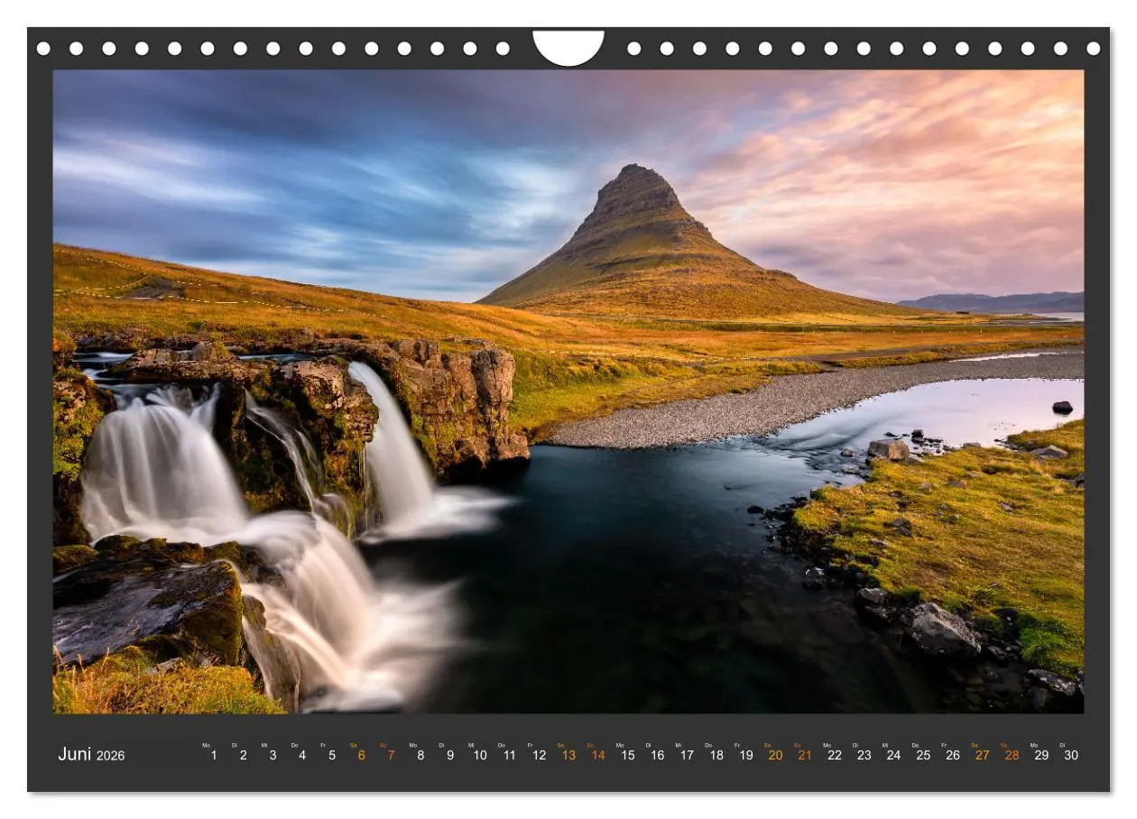 Bild: 9783457679357 | Island - Die schönsten Wasserfälle (Wandkalender 2026 DIN A4 quer),...